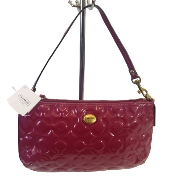 Coach Peyton Embossed Patent Leather - Picture 1 of 12